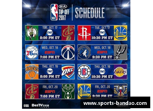 NBA新赛季日程公布：关键日程安排及明星对决一览